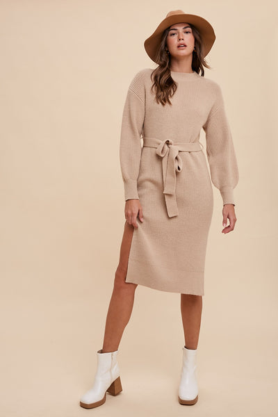 Medium Weight Sweater Midi Dress