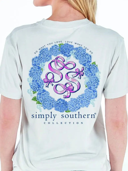 Simply Southern Kids Floral Logo Tee