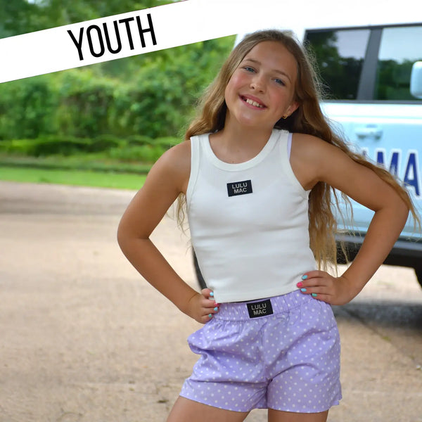 LuluMac Youth Mini Polka Dot Short