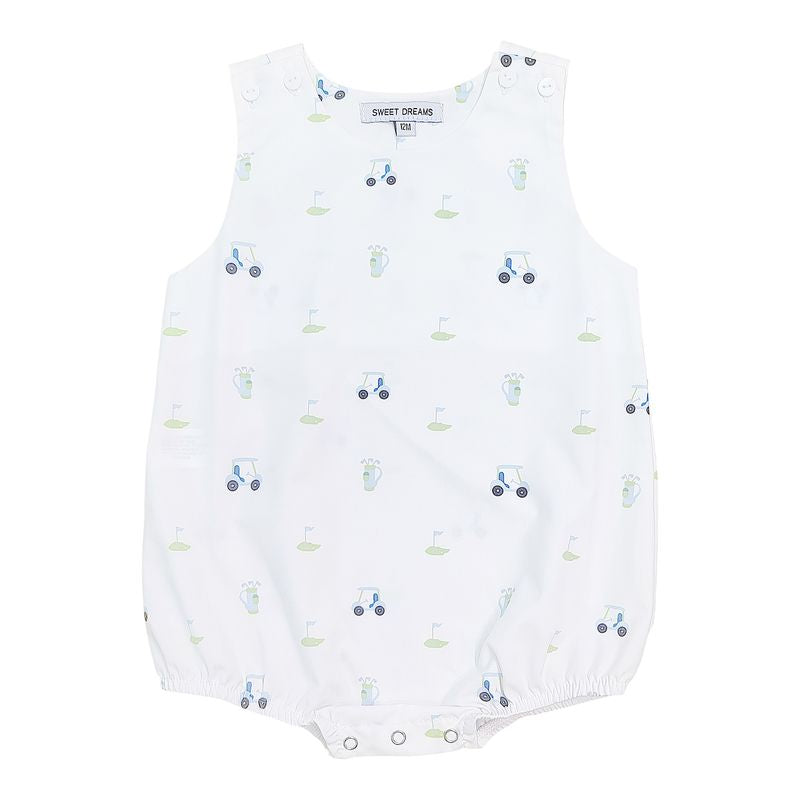 Golf Printed Boy Bubble