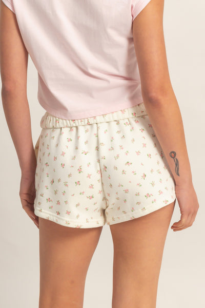 Ditsy Floral French Terry Shorts