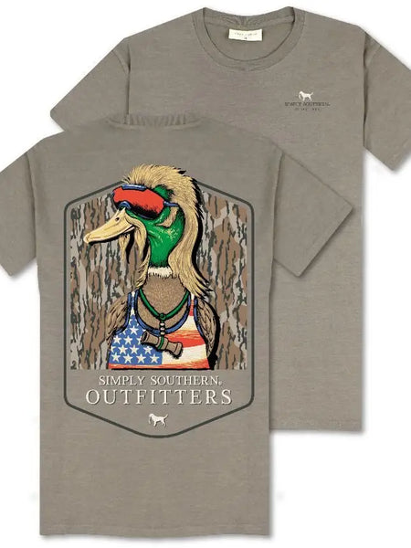 Simply Southern Men's Tree Camo & Duck Tee