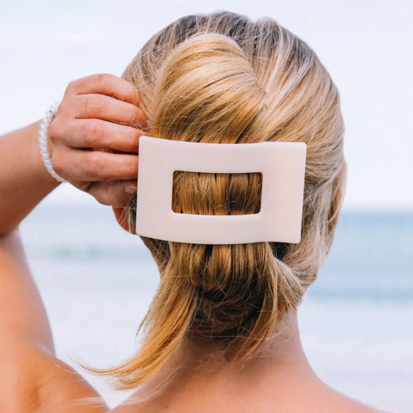 Teleties Large Flat Rectangle Hair Clip