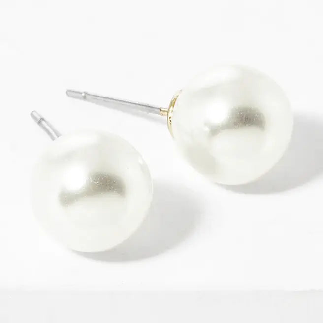 10mm Pearl Stud Earrings