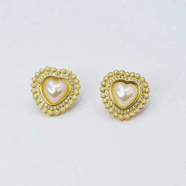 Dreamy Hearts Stud Earrings