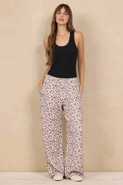 Printed Cloud Wide Leg Pant