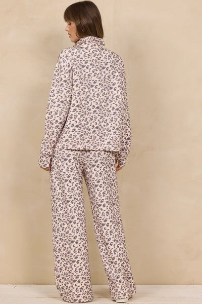 Printed Cloud Quarter Zip Pullover