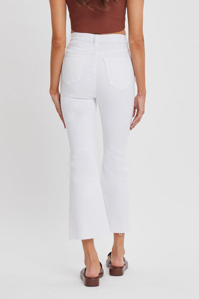 Cello High Rise Crop Flare Jean