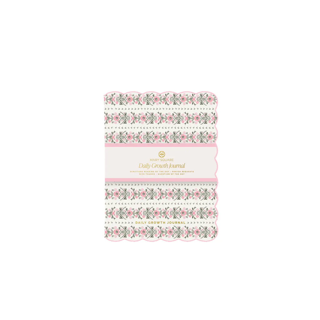Garden Row Pink Daily Growth Journal