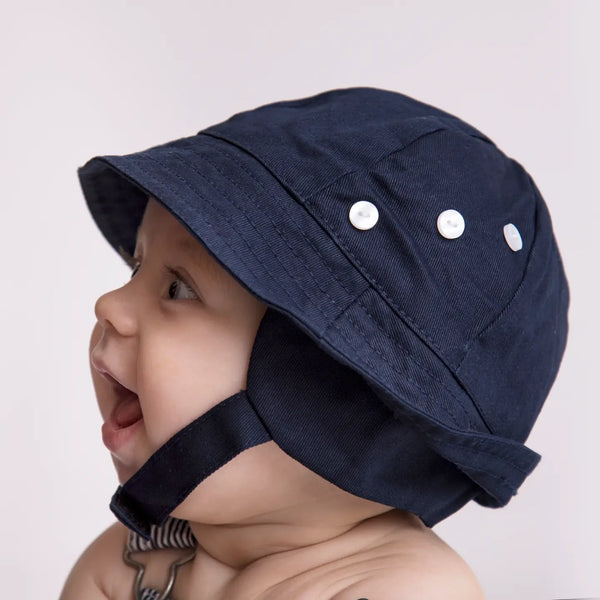 Tyrolean Navy Hat with Chinstrap
