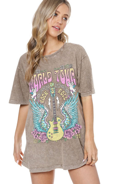 World Tour Rock '&' Roll Graphic Tee