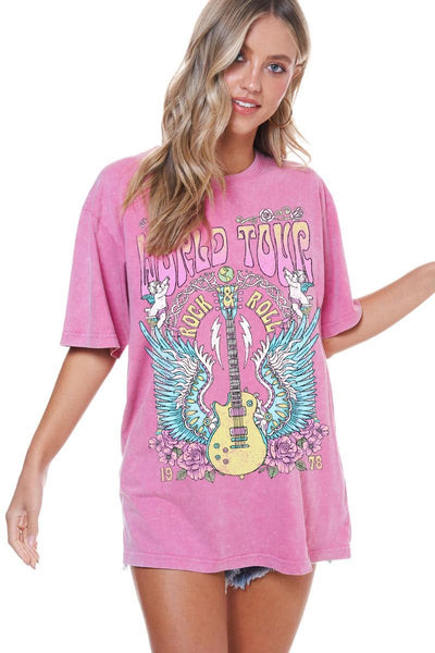 World Tour Rock '&' Roll Graphic Tee