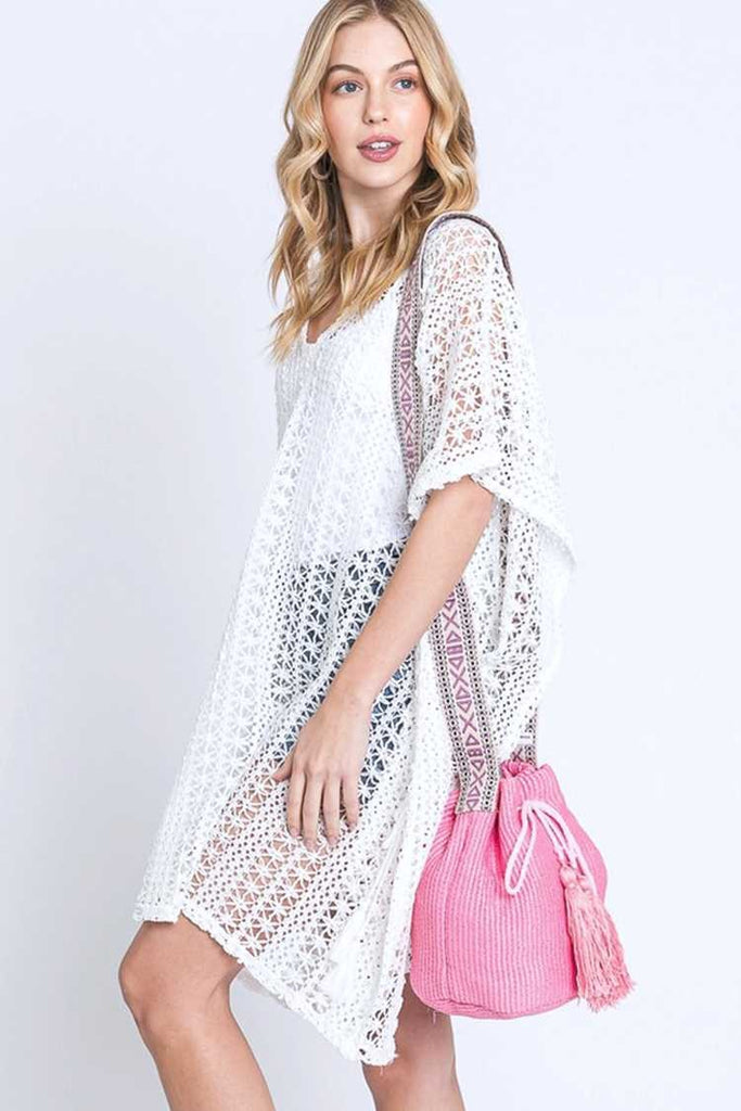 Aztec Shoulder Strap Boho Bucket Bag