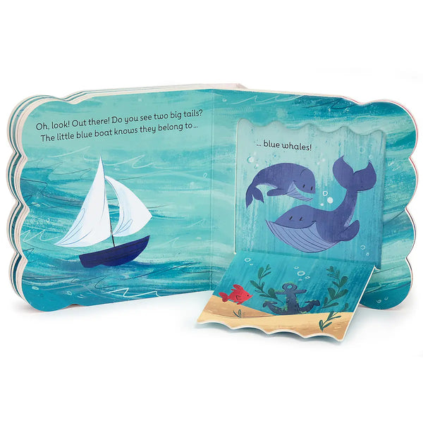 Little Blue Boat Lift-A-Flap Board Book