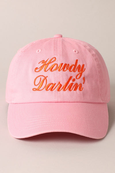 Howdy Darlin' Embroidered Baseball Cap