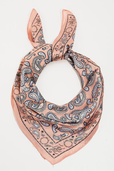 Paisley Pattern Square Scarf