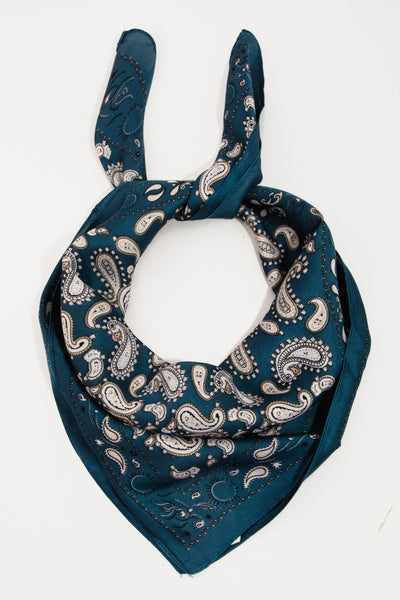 Paisley Pattern Square Scarf