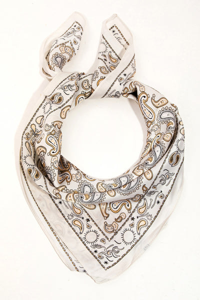 Paisley Pattern Square Scarf