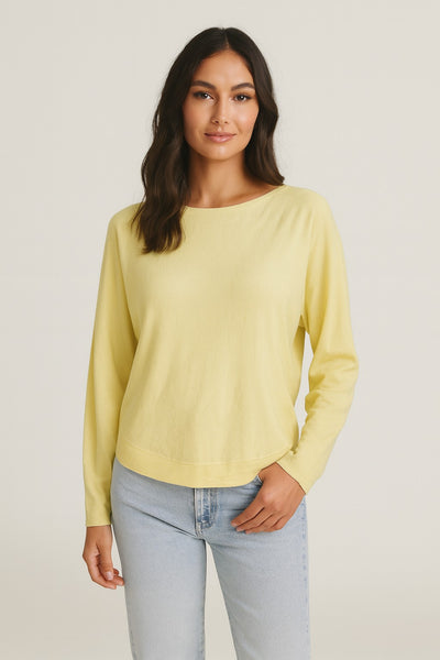 Boatneck Long Sleeve Pullover Sweater