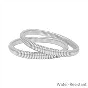 Set of 2 Ribbed Stretch Bracelet