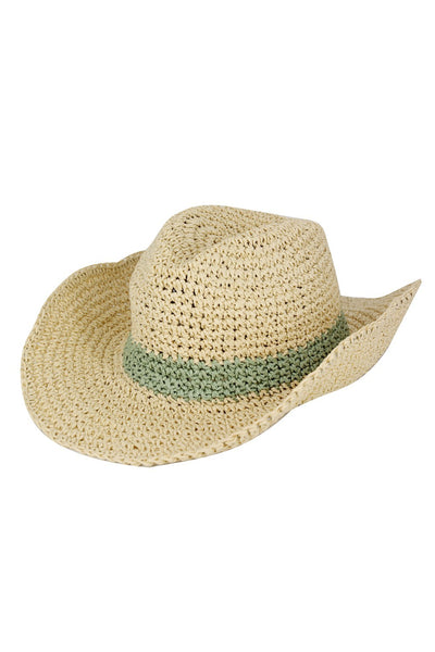 Two Way Shaped Straw Braided Hat