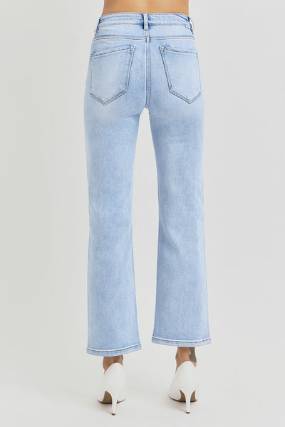Risen TC High Rise Crop Straight Jean