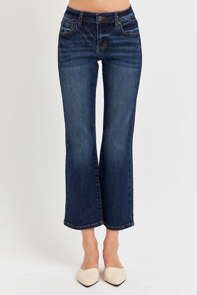 Risen Low Rise Crop Flare Jeans