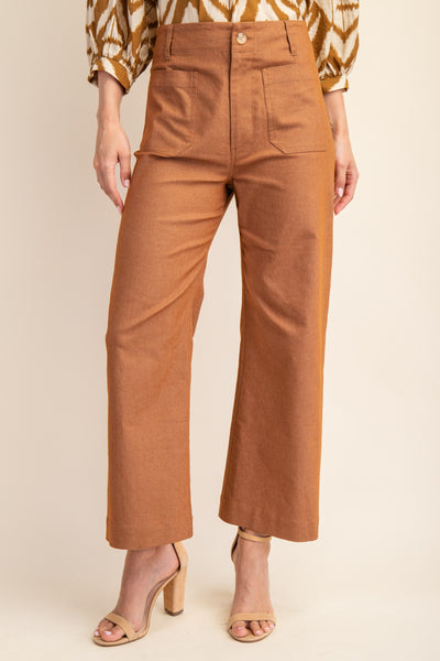 Ankle Cropped Stretchy Pants