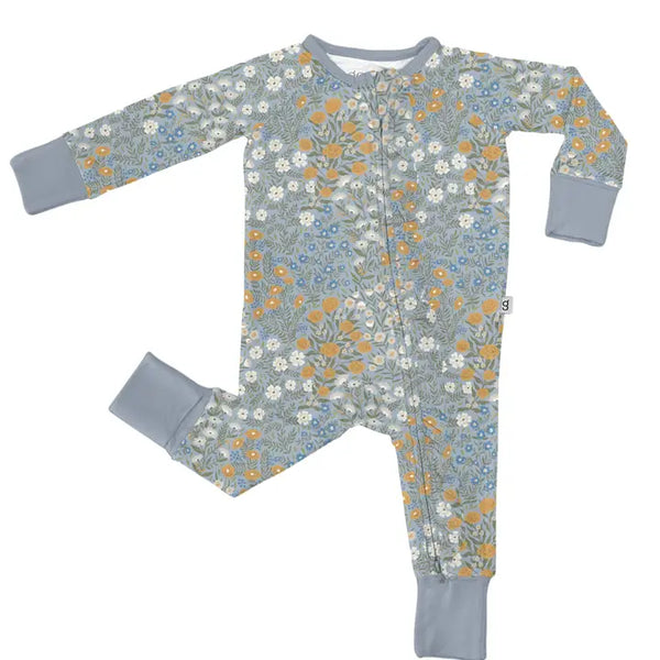 Infants LS Convertible Zip Up Pajamas