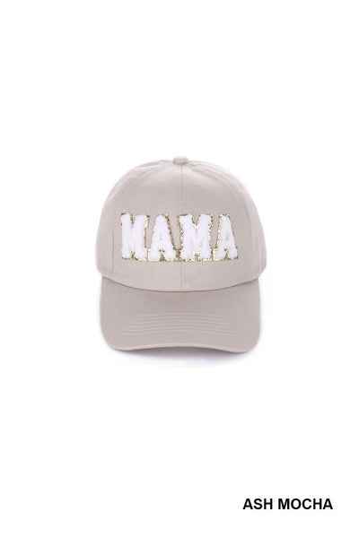 Mama Chenille Patch Baseball Cap Hat