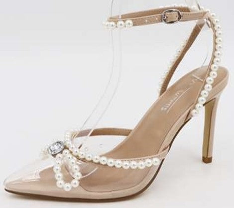 Anne Michelle Herbage Pearl Stiletto Heel