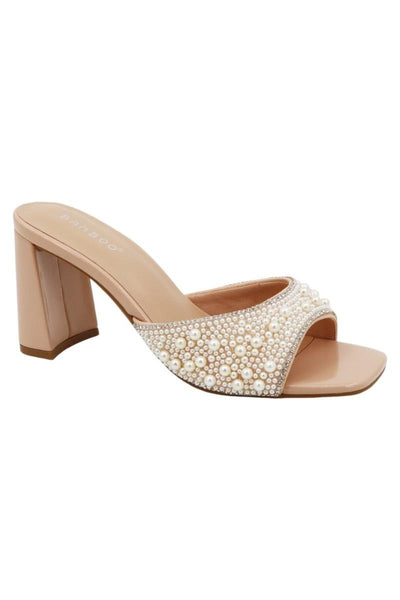 Bamboo Everlasting Pearl & Rhinestone Mule