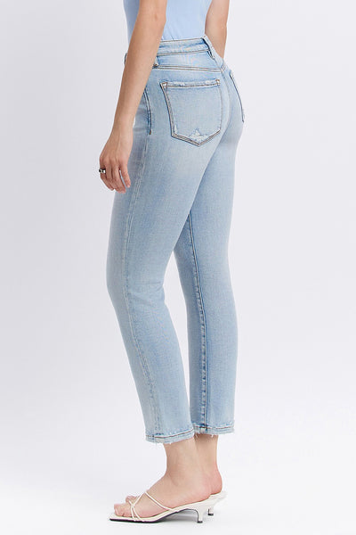 Vervet High Rise Slim Straight Jeans