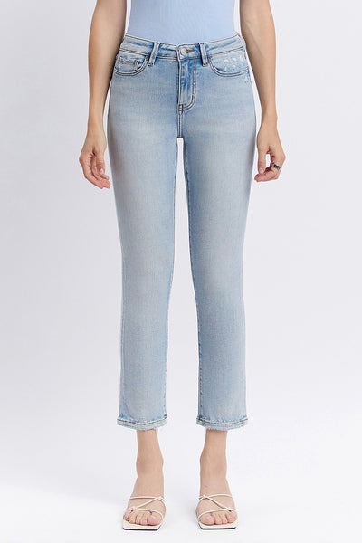 Vervet High Rise Slim Straight Jeans