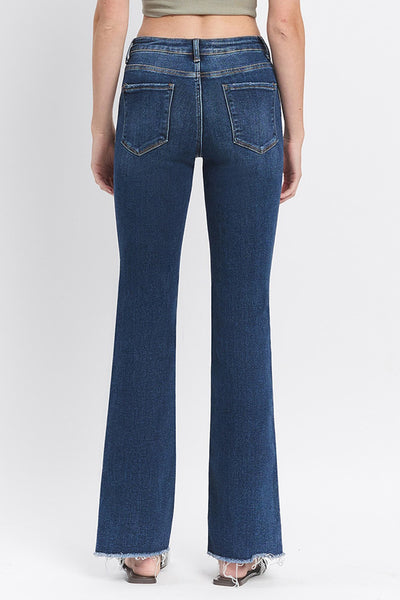 Vervet High Rise Raw Hem Bootcut Jeans