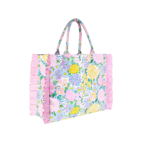 Lilly Garden Home Ruffle Tote