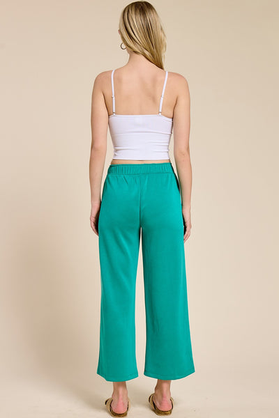 Wide Leg Cropped Pants