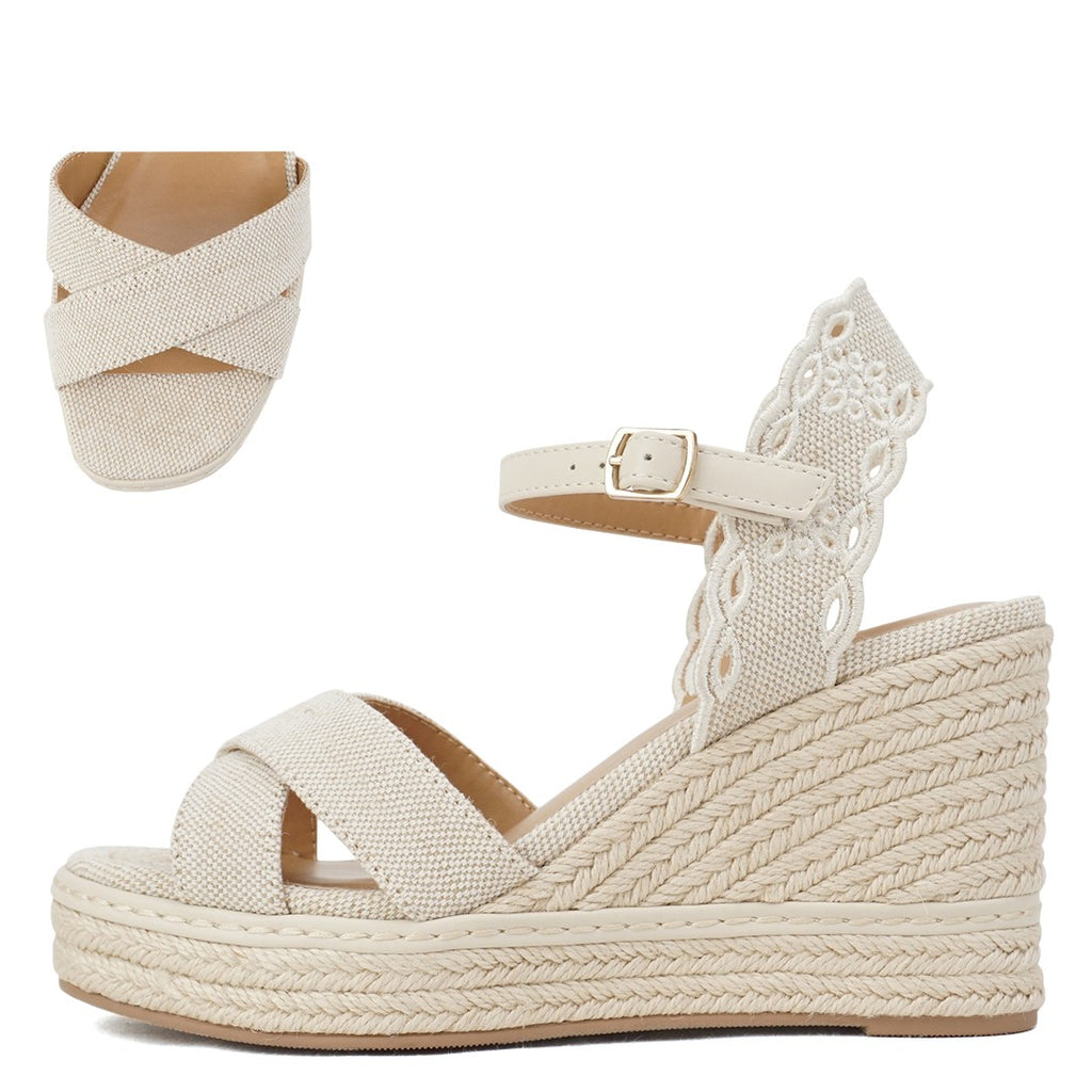 Soda Likey Espadrille Wedge Sandals