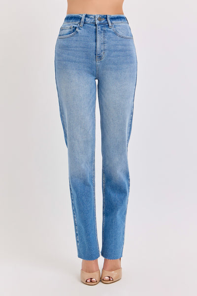 Cello High Rise Full Length Straight Jean