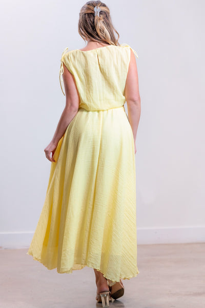Solid Linen Gauze Maxi Skirt