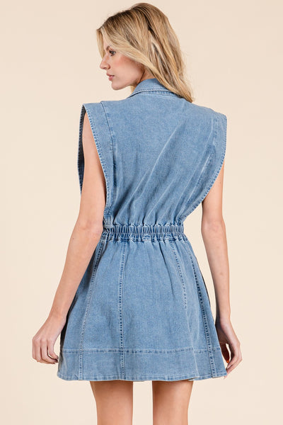 Blazer Style Top W/ Skirt Romper