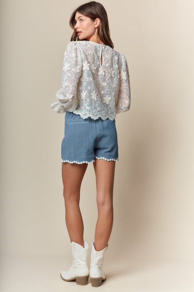 Daisy Garden Lace Top