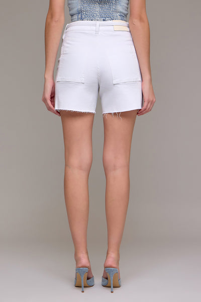 Hidden High Rise Self Strap A-line Short