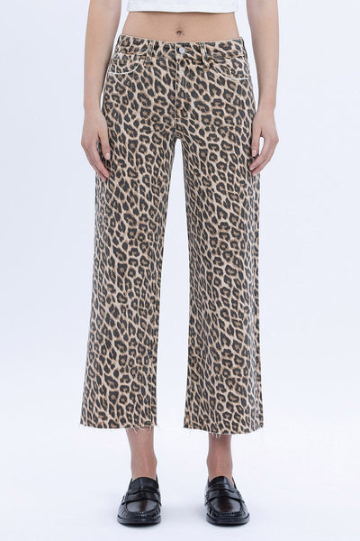 Vervet HR Crop Wide Leg Jeans