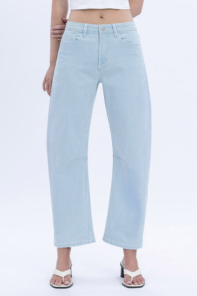 Vervet Super High Rise Barrel Leg Jeans