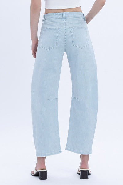 Vervet Super High Rise Barrel Leg Jeans