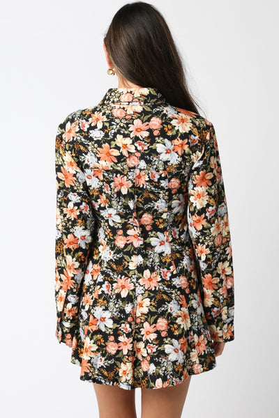 Floral Button Down Woven Dress