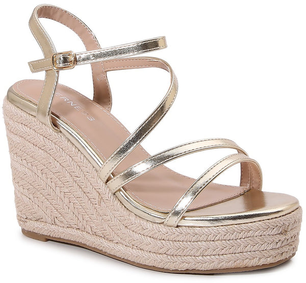 Berness Roma Platform Wedge Heel