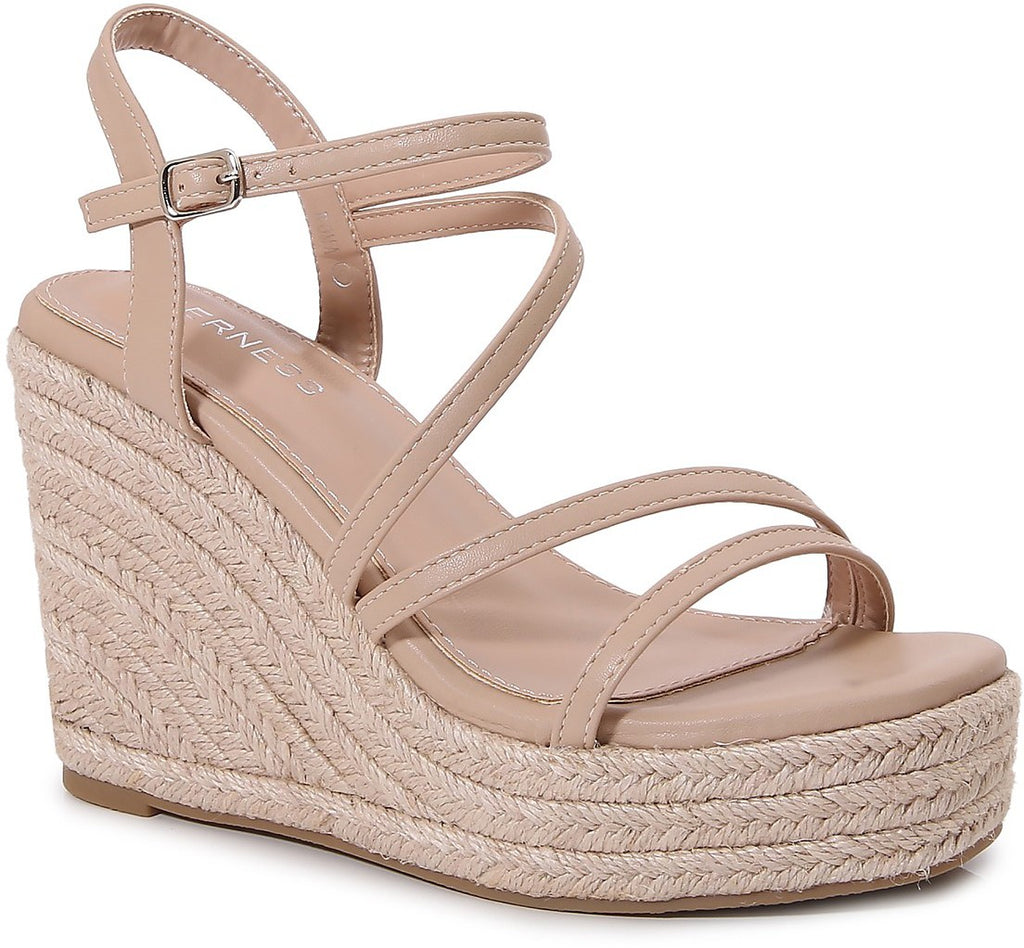 Berness Roma Platform Wedge Heel