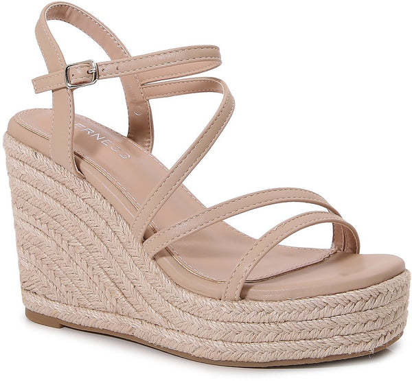 Berness Roma Platform Wedge Heel